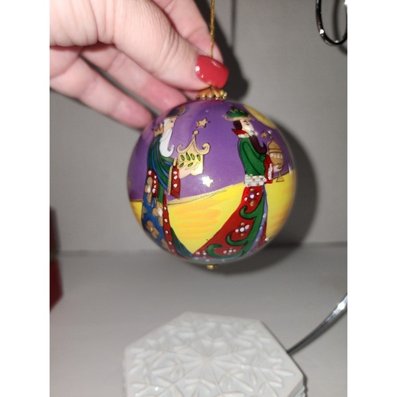 2013 Li‎ Bien Three Kings Pier One Imports Christmas Ornament Nativity - Picture 2 of 7